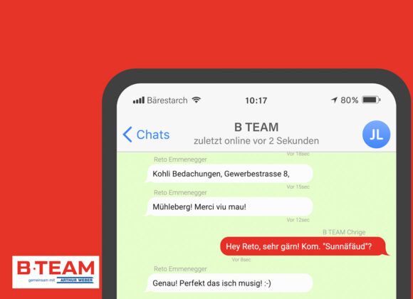 Per Whatsapp Bestellen BTEAM_Bern